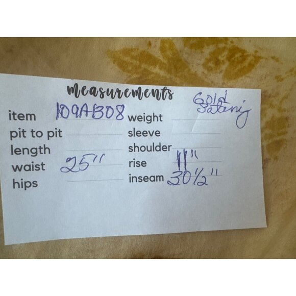 2/$30 ZARA Small 100% Silk Drawstring Pants Gold Floral Print Elastic Waist - Picture 14 of 15